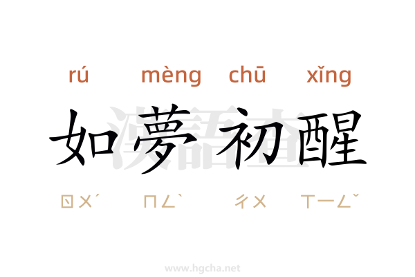 如夢初醒