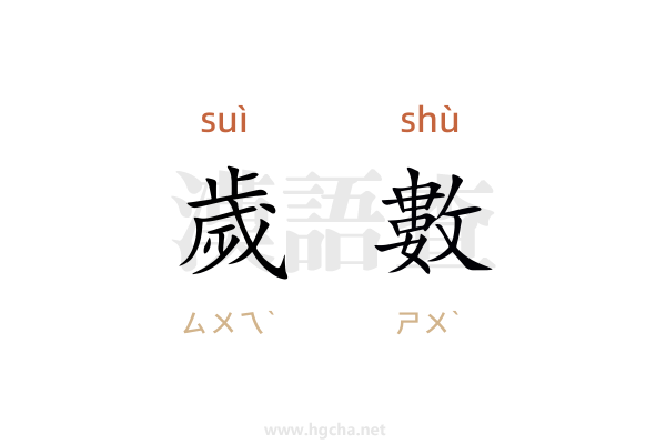 歲數