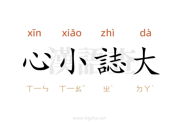 心小誌大